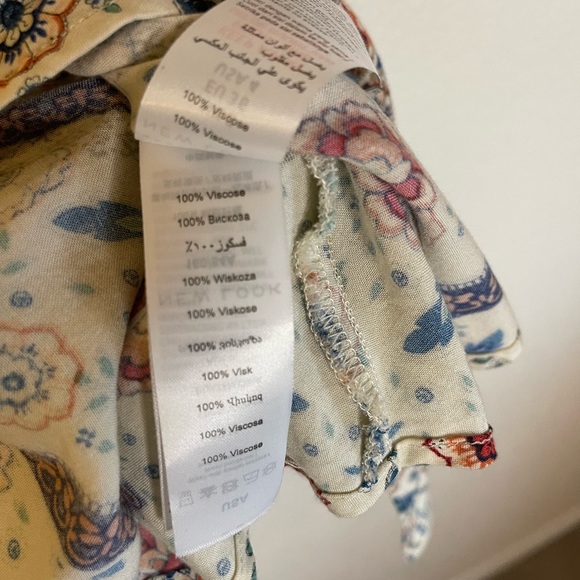 New Look strap top handkerchief style size8 ptp 20 - Picture 3 of 5